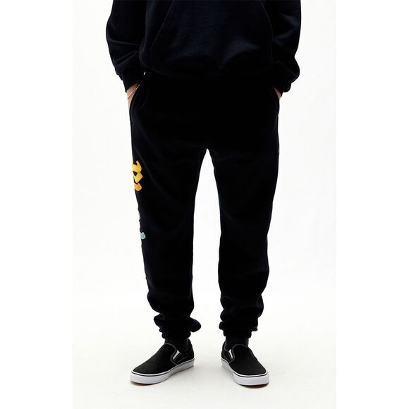 Playboy by PacSun Black Y2K Sweatpants Joggers Size Small - Picture 2 of 14